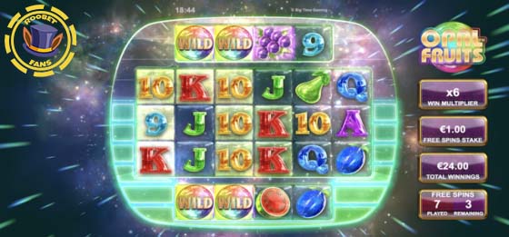 Opal Fruits slot at Roobet