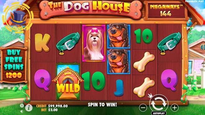 The Dog House Megaways slot at Roobet 