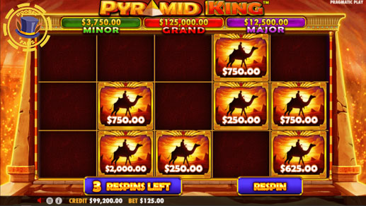 Pyramid King slot at Roobet