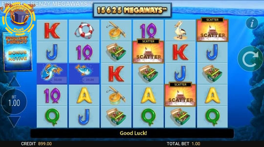 Fishin’ Frenzy Megaways slot at Roobet