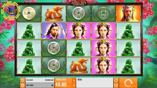 Sakura Fortune Slot at Roobet