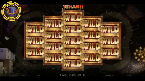 Jumanji slot at Roobet