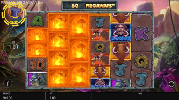 Primal Megaways slot at Roobet