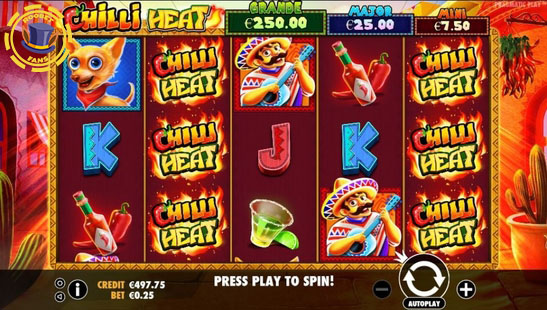 Chilli Heat slot at Roobet 