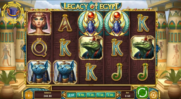 Legacy of Egypt slot at Roobet