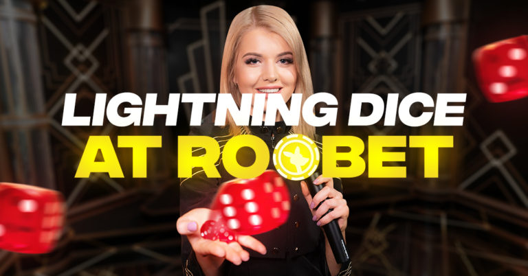 Strike Gold with Lightning Dice at Roobet