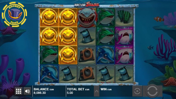 Razor Shark slot at Roobet