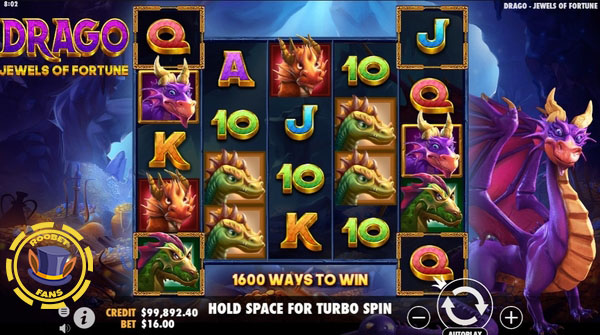 Drago: Jewels of Fortune slot at Roobet 