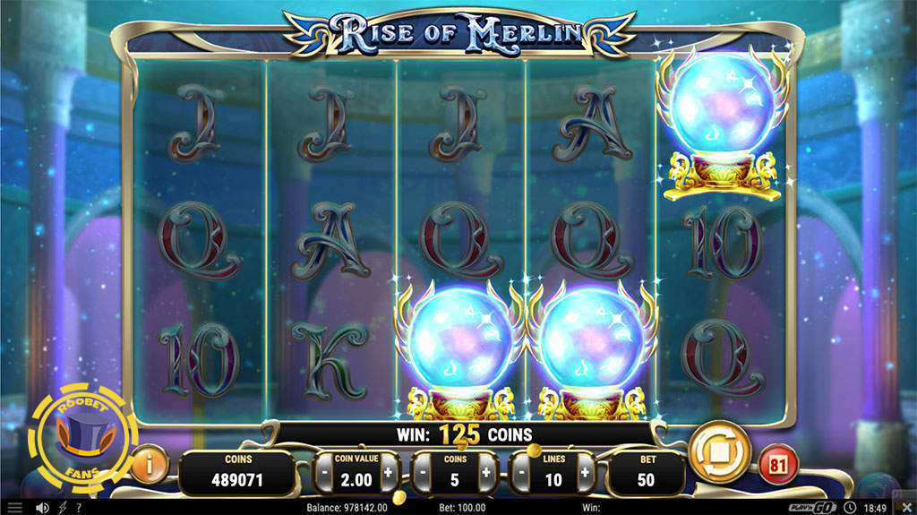 Rise of Merlin Slot at Roobet 