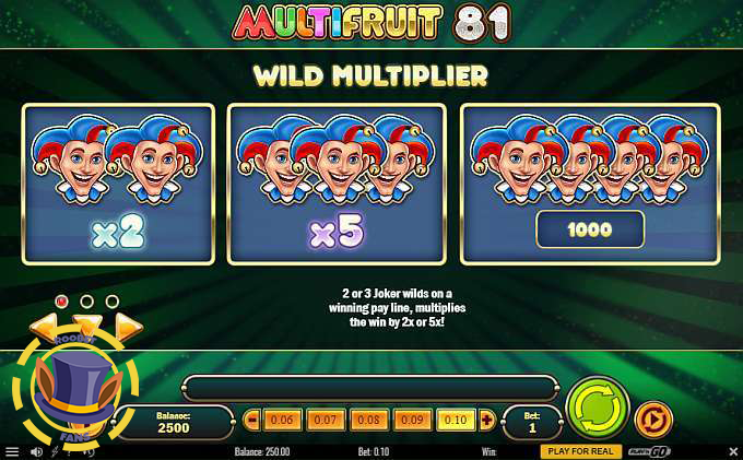 Multifruit 81 Slot at Roobet