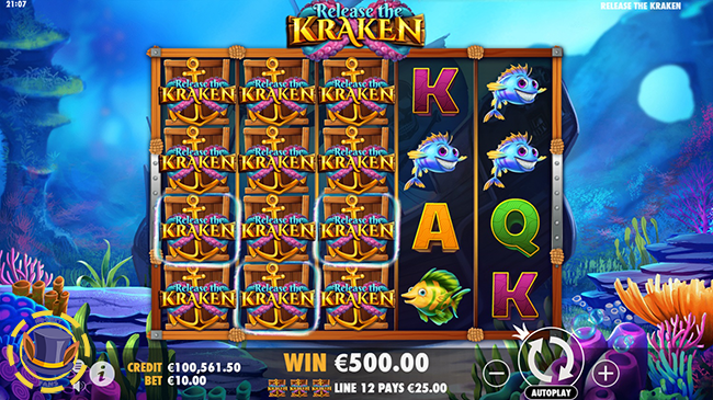 Release the Kraken Slot at Roobet Bonus 