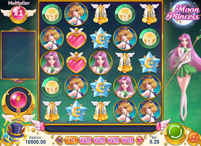 Moon Princess slot at Roobet